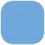 Pool Bodenschutzmatte 49 Stk. &Oslash; 408 Cm Rund Eva-schaum Blau Vidaxl
