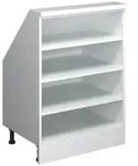 Dachschr&auml;genschrank Rion, Wei&szlig;, 60 X 81.6 Cm Mit 4 F&auml;chern, Vicco