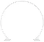 Vidaxl Double Wedding Arch White 220 X 45 X 200 Cm Steel