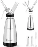 Thermosiphon F&uuml;r Hei&szlig;e Und Kalte Saucen, 3 D&uuml;sen, 0,5 L, Durchmesser 95 X 275 Mm