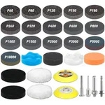Polierset 174tlg. 75mm Klett-schleifpapier 60-10000 K&ouml;rnung Nass/trocken F&uuml;r