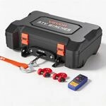 Vevor Elektrische Seilwinde 12v, Mobile Seilwinde Mit 2041kg Tragkraft &