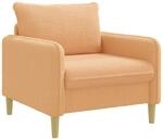 Xl-sessel Beige Boucl&eacute; Vidaxl