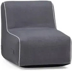Luftsessel / Sitzsack Sitzolo Air Inkl. Fu&szlig;pumpe Grau Hjh Living