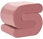 Pouf Arcadia Samtstoff Rosa