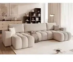 Wohnlandschaft Sofa Mit Schlaffunktion Anabel In Stoff Centaur Creme