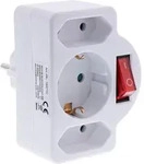 Steckdosenadapter Logilink 16471c Wei&szlig; 16 A 250 V