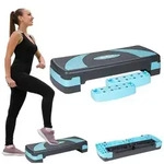 Aerobic-steppger&auml;t, 78 Cm, Fitness&uuml;bungen, 3-stufig, Modular Verstellbare Plattform
