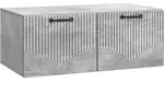 Vidaxl Wall-mounted Tv Cabinet Concrete Grey 78.5 X 41 X 30 Cm
