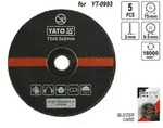 Satz Metalltrennscheiben 75 Mm 2 Mm - Yt-0994