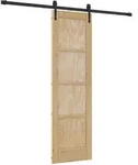Schiebet&uuml;r Orkdal 61 X 198,5 Cm Massives Kiefernholz Vidaxl
