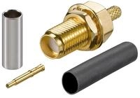 Wentronic - Rp-sma Crimpbuchse, F&uuml;r Koaxialkabel Rg-174 Und Rg-316. Kabeltyp Rg