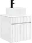 Vidaxl Wall-mounted Sink Vanity White 49 X 44.5 X 65 Cm