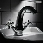 Paulgurkes Waschtischarmatur Retro Chrom Vintage Englischer Stil Nostalgie Wasserhahn