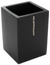 Zahnputzbecher Schwarz Schwarz 7 X 7 X 10cm Zahnb&uuml;rstenbeh&auml;lter, Aufbewahrung F&uuml;r