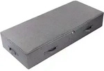 Unterbettkommode 100x43x18cm, Staubdicht, Atmungsaktiv, Faltbar, Dunkelgrau