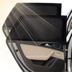 Sonnenschutz Auto Netz Dehnbar 2 St&uuml;ck Schwarz Uv Schutz F&uuml;r Seitenfenster