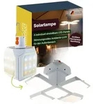 Led Solar Outdoor Leuchte 5 Leucht-panels Wei&szlig;