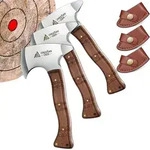 3-teiliges Beil-axt-set Mit Holzgriff Und Scheide, Leicht Und Kompakt F&uuml;r...