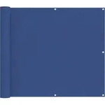 Balkonsichtschutz Rechteckig 100 X 400 Cm Oxford-stoff Blau Vidaxl