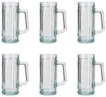 Bierglas, Bierkrug, Ma&szlig;krug, Bierseidel Mit Schild 6er Set Biergl&auml;ser, Gambrinus -