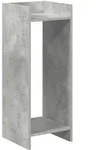 Vidaxl Plant Stand Concrete Grey 30 X 30 X 80 Cm Engineered Wood