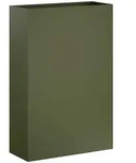 Garten-pflanzgef&auml;&szlig; Olivgr&uuml;n 50 X 20 X 75 Cm Kaltgewalzter Stahl Vidaxl