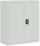 Aktenschrank Hellgrau 90x40x105 Cm Stahl - Vidaxl
