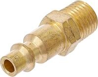 Druckluft-stecknippel 6,3 Mm (1/4') Au&szlig;engewinde Usa / Frankreich