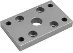 Riegler Front- Oder Bodenflansch, Unitop, Kolben-&atilde;&tilde; 50