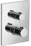 Paulgurkes - Thermostat-armatur 3-wege Eckig Brausebatterie Duscharmatur Mischer