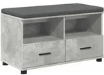 Vidaxl Hall Bench Concrete Grey 80 X 38 X 46 Cm
