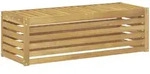 Outdoor Hocker Bank 2-sitzer Massivholz Akazie Wei&szlig; Gewaschen Vidaxl