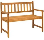 Gartenbank 2-sitzanzahl 110 X 55 X 90 Cm Massivholz Akazie Vidaxl
