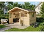 Alpholz Gartenhaus Gabriel 400 X 300 Cm Gartenhaus Aus Holz, Holzhaus Mit 28 Mm