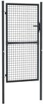 Vidaxl - Mesh-gartentor Verzinkter Stahl 100 X 225 Cm Grau