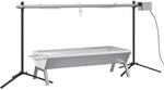 Vidaxl Automatic Barbecue Grill And Tray Set Stainless Steel