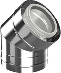 Bogen Konz. &Oslash;110/160, 45&deg; Edelstahl - 7738113145 Von Buderus