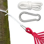 No Brand - H&auml;ngematten Befestigung Bis 160kg - Mit Karabiner Und Seilen