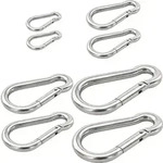 Vasalat Karabiner Set 4 Gr&ouml;&szlig;en Karabinerhaken - Feuerwehr Karabiner,...