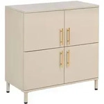 Sideboard Mit 4 T&uuml;ren Ombura Metall Beige