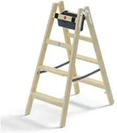 Hailo Holzleiter Master H80 2 X 4 Stufen Ergonomisch