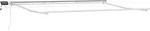 Vidaxl Manual Awning Frame With Solar Led 5 X 3.5 M White