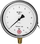 Riegler - Feinmessmanometer, G 1/2 Radial Unten, 0 - 250,0 Bar, &Oslash; 160, 1172-r