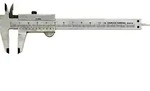 Fortis Klein-taschenmessschieber 100mm 1/50