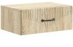 Wandmontierter Nachttisch Sonoma-eiche 49 X 34,5 X 20 Cm Vidaxl