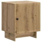 Vidaxl Bedside Cabinet Artisan Oak 43 X 34.5 X 50 Cm Engineered Wood