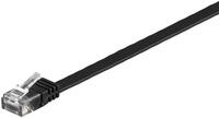 Microconnect U/utp Cat6 0,25 M Schwarz Flachkabel, V-utp60025s-flach