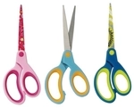 Herlitz Linksh&auml;nderschere 17cm - Pr&auml;zises Schneiden, Ergonomischer Griff