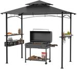 Grillpavillon Mit Doppel-dach, Wasserabweisend, Inkl. Stauraum, 245x153x250cm,...